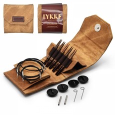 Lykke Needles Lykke 3.5" Interchangeable Starter Set - Umber Tan