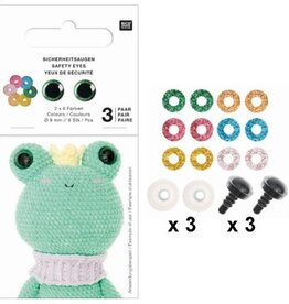 Rico Yarns Rico Safety Eyes - 9 mm