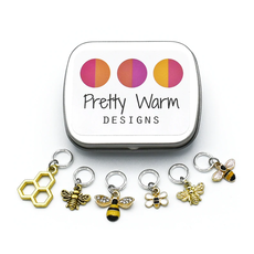 Pretty Warm Designs Pretty Warm Designs - Honey Bee Stitch Marker