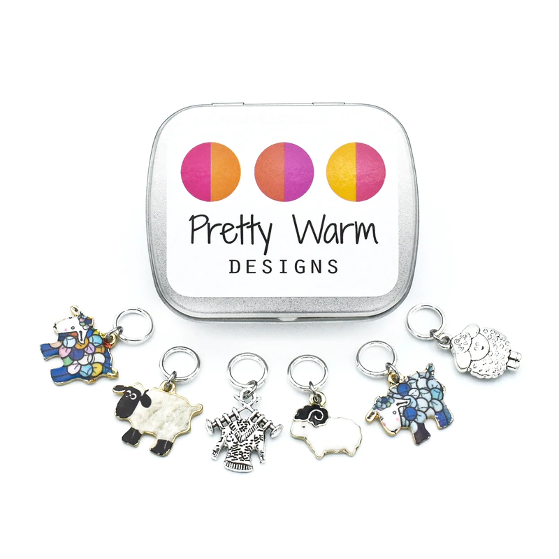 Pretty Warm Designs Pretty Warm Designs - Sheep Ring Stitch Marker