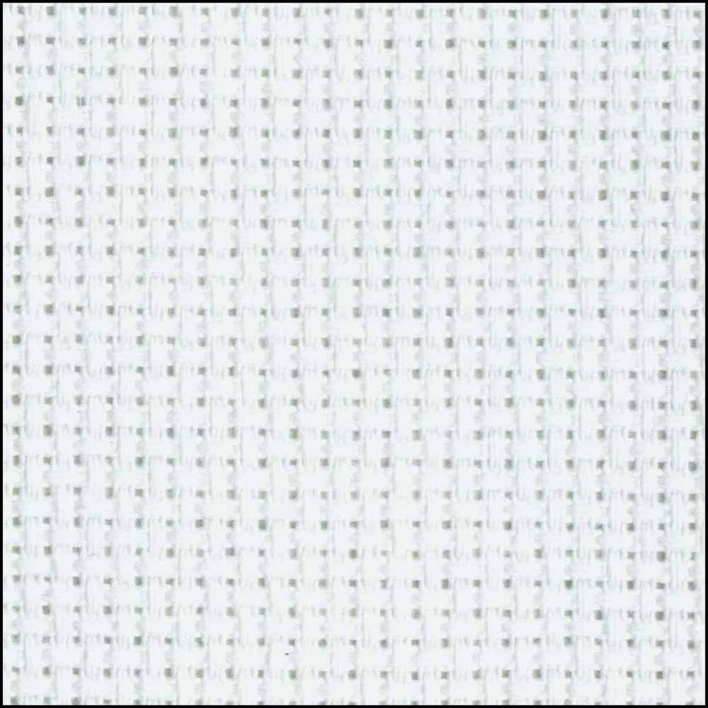 DMC DMC CHARLES CRAFT Cotton Aida 14ct 30.5 x 45.7cm - White