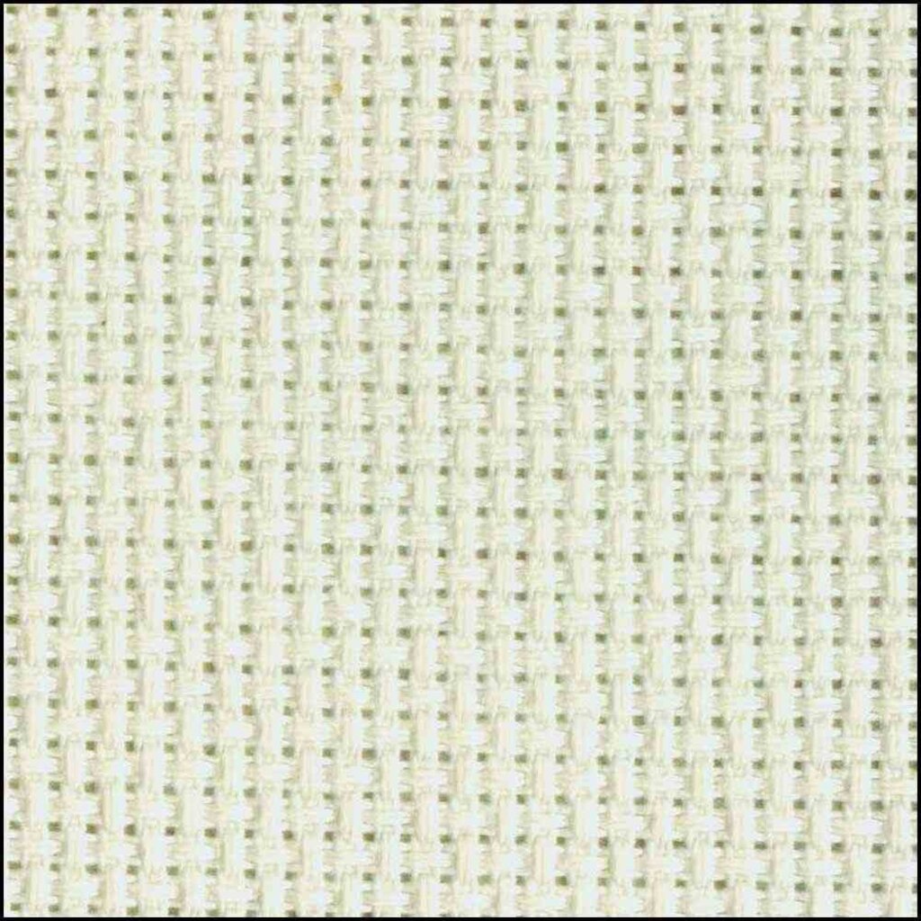 DMC DMC CHARLES CRAFT Cotton Aida 14ct 38 x 45.7cm - Antique White