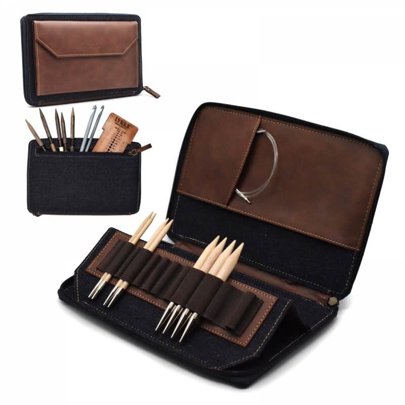 Lykke Needles Lykke Oxford Needle Case - 5" IC Chocolate