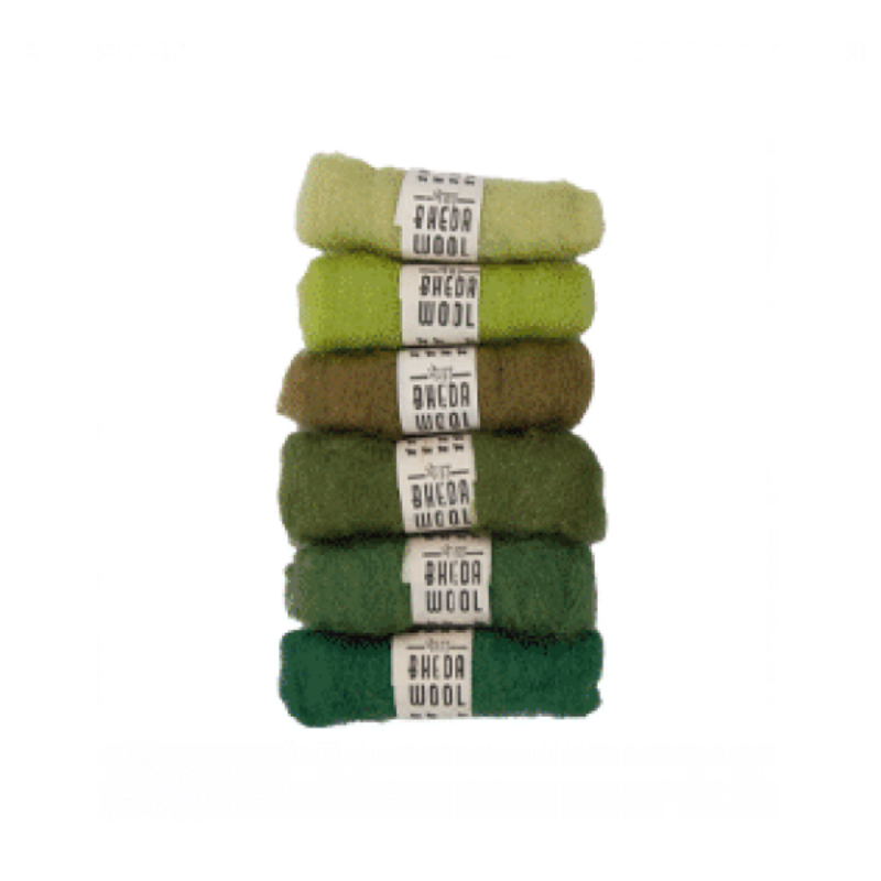 Bhedawool Bhedawool Mini Pack Greens - #0730