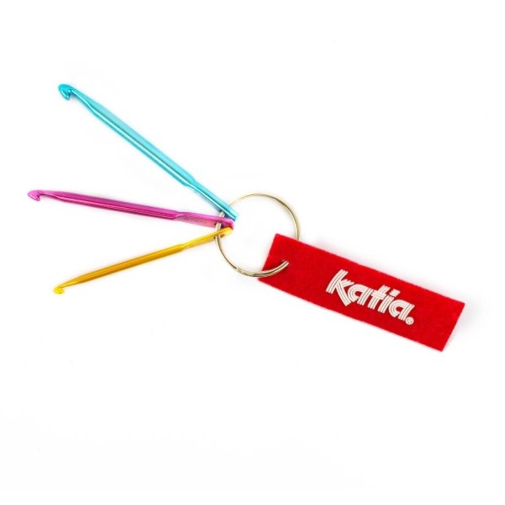 Katia Yarn Katia Key Chain - Set of 3 Crochet Hooks