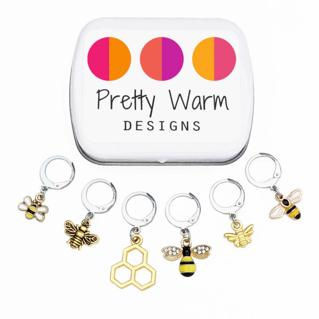 Pretty Warm Designs Pretty Warm Designs - Honey Bee Locking Stitch Marker