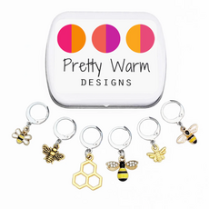 Pretty Warm Designs Pretty Warm Designs - Honey Bee Locking Stitch Marker