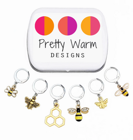 Pretty Warm Designs Pretty Warm Designs - Honey Bee Locking Stitch Marker
