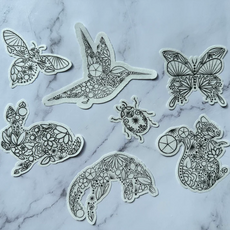 Nest Embirdery Nest Embirdery - Floral Creatures Stick and Stitch Pack