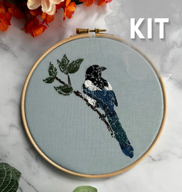 Nest Embirdery Nest Embirdery - Mister Magpie Embroidery Kit