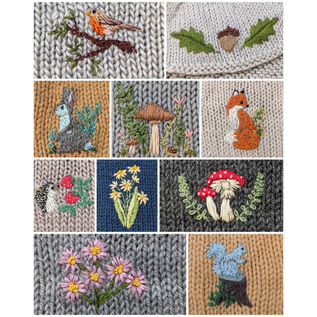 Knitted Bliss Knitted Bliss Stick and Stitch - Woodland Collection