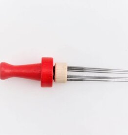 Meervilt Meervilt Felting Needle - Red Felt Needle Holder for 6 needles