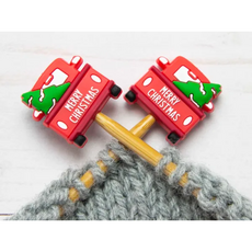 Fox and Pine Fox and Pine Stitch Stoppers Merry Christmas Red Truck