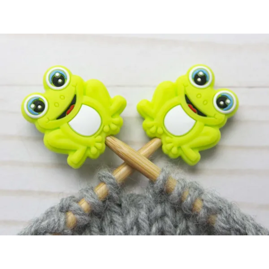 Fox and Pine Fox and Pine Stitch Stoppers Green Frog