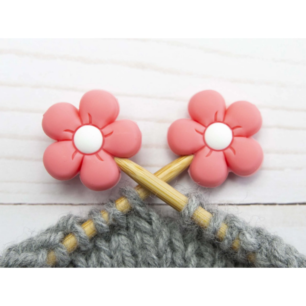 Fox and Pine Fox and Pine Stitch Stoppers Pink Flower