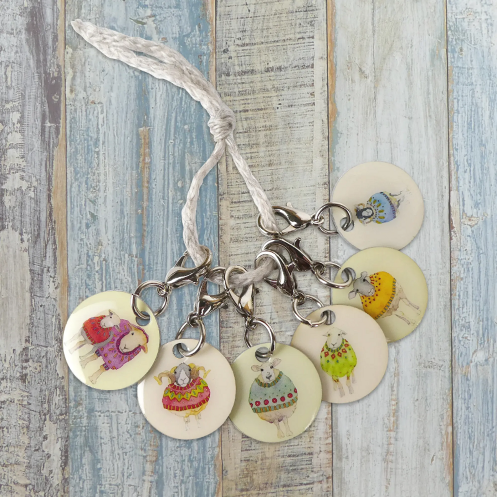 Emma Ball Emma Ball Sheep in Sweaters Crochet Stitch Marker