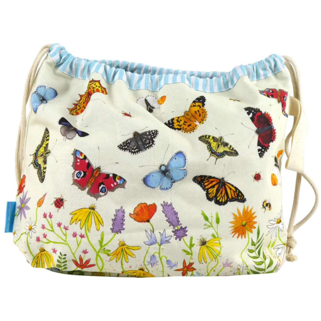 Emma Ball Emma Ball Butterflies Drawstring Bag