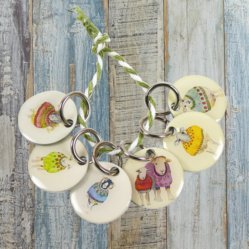Emma Ball Emma Ball Sheep in Sweaters Stitch Markers