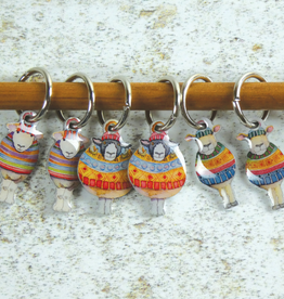 Emma Ball Emma Ball Stripey Sheep Stitch Markers