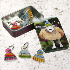 Emma Ball Emma Ball Hat Stitch Markers in a Pocket Tin