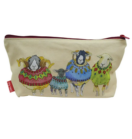 Emma Ball Emma Ball Sheep in Sweaters Zipped Pouch
