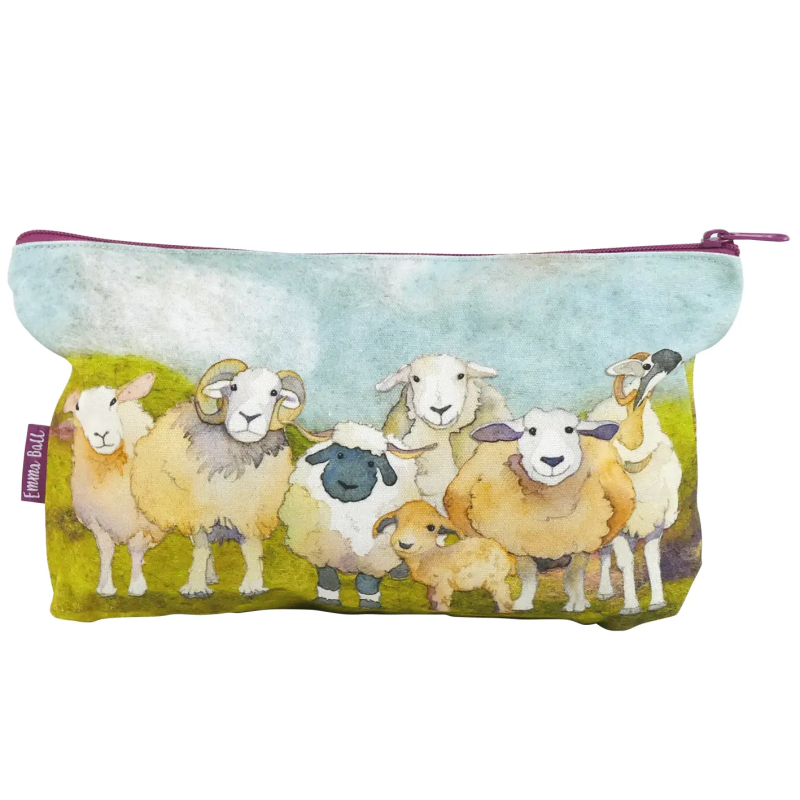Emma Ball Emma Ball Felted Sheep Zipped Pouch