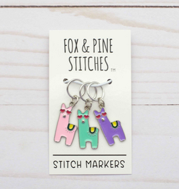 Fox and Pine Fox and Pine Stitch Marker - Chillin Llama