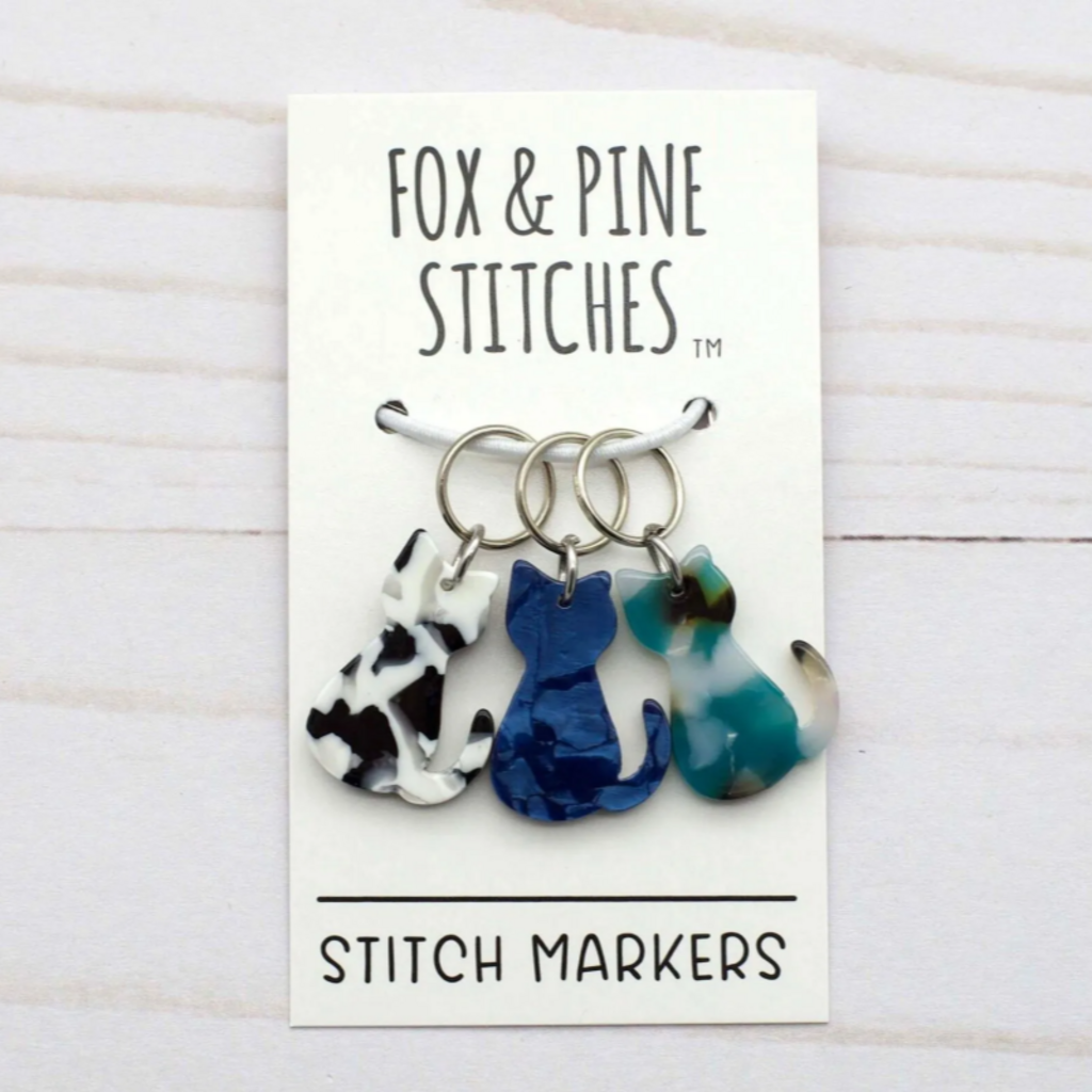 Fox and Pine Fox and Pine Stitch Marker - Bold Cat