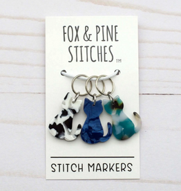 Fox and Pine Fox and Pine Stitch Marker - Bold Cat