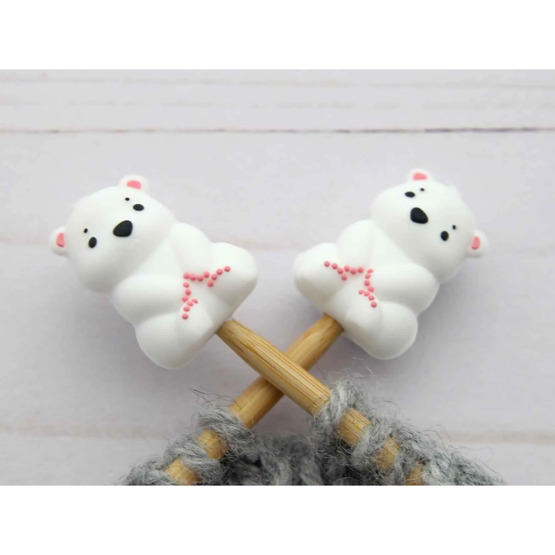 Fox and Pine Fox and Pine Stitch Stoppers White Polar Bear