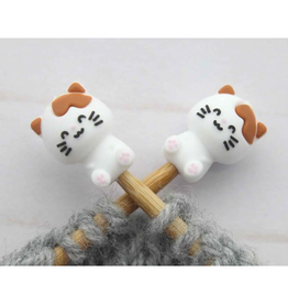 Fox and Pine Fox and Pine Stitch Stoppers Little White Cat