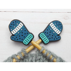 Fox and Pine Fox and Pine Stitch Stoppers Blue Mittens