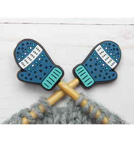 Fox and Pine Fox and Pine Stitch Stoppers Blue Mittens