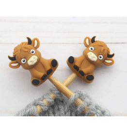Fox and Pine Fox and Pine Stitch Stoppers Little Highland Cow