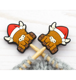 Fox and Pine Fox and Pine Stitch Stoppers Holiday Highland Cow
