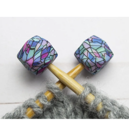 Fox and Pine Fox and Pine Stitch Stoppers Stained Glass Hexagon