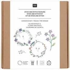 Rico Yarns Rico Stick and Stitch Flower Wreath