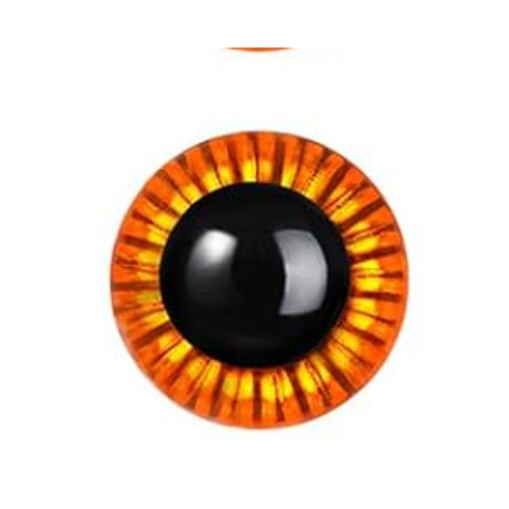 Miscellaneous Safety Eyes - Orange Coloured 15 mm