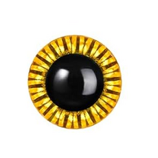 Miscellaneous Safety Eyes - Golden Yellow Coloured 15 mm