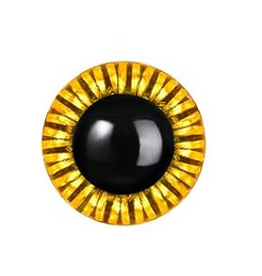 Miscellaneous Safety Eyes - Golden Yellow Coloured 15 mm