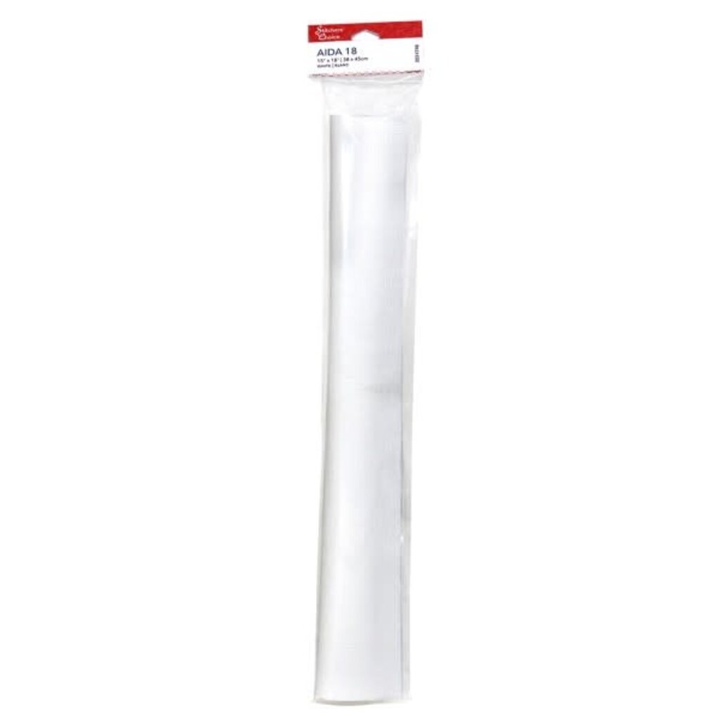 Stitchers Choice Stitchers Choice Aida Cloth 18 ct 15" x 18"  White