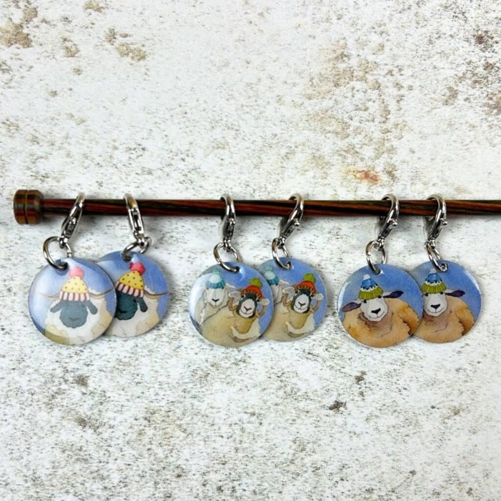 Emma Ball Emma Ball Happy Sheep Crochet Stitch Markers