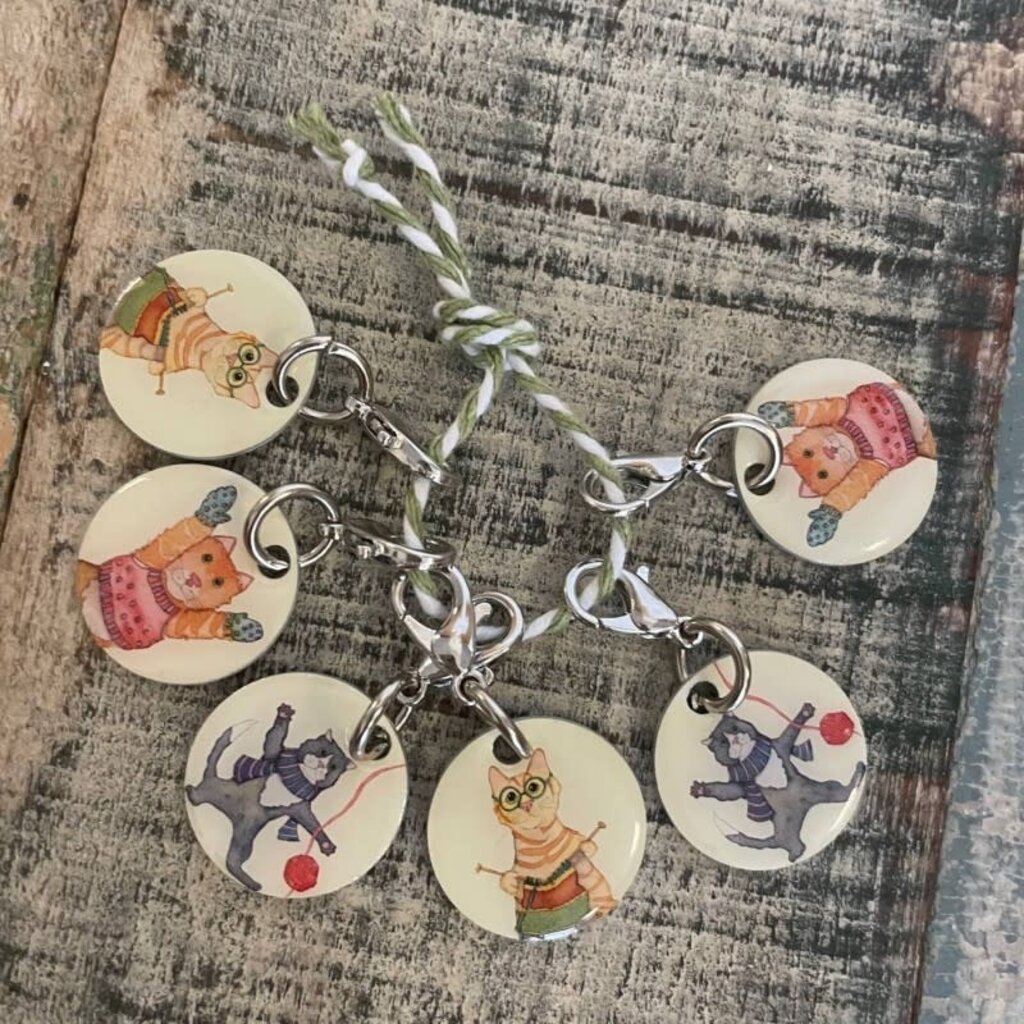 Emma Ball Emma Ball Kittens in Mittens Crochet Stitch Markers