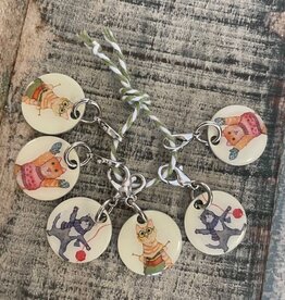 Emma Ball Emma Ball Kittens in Mittens Crochet Stitch Markers
