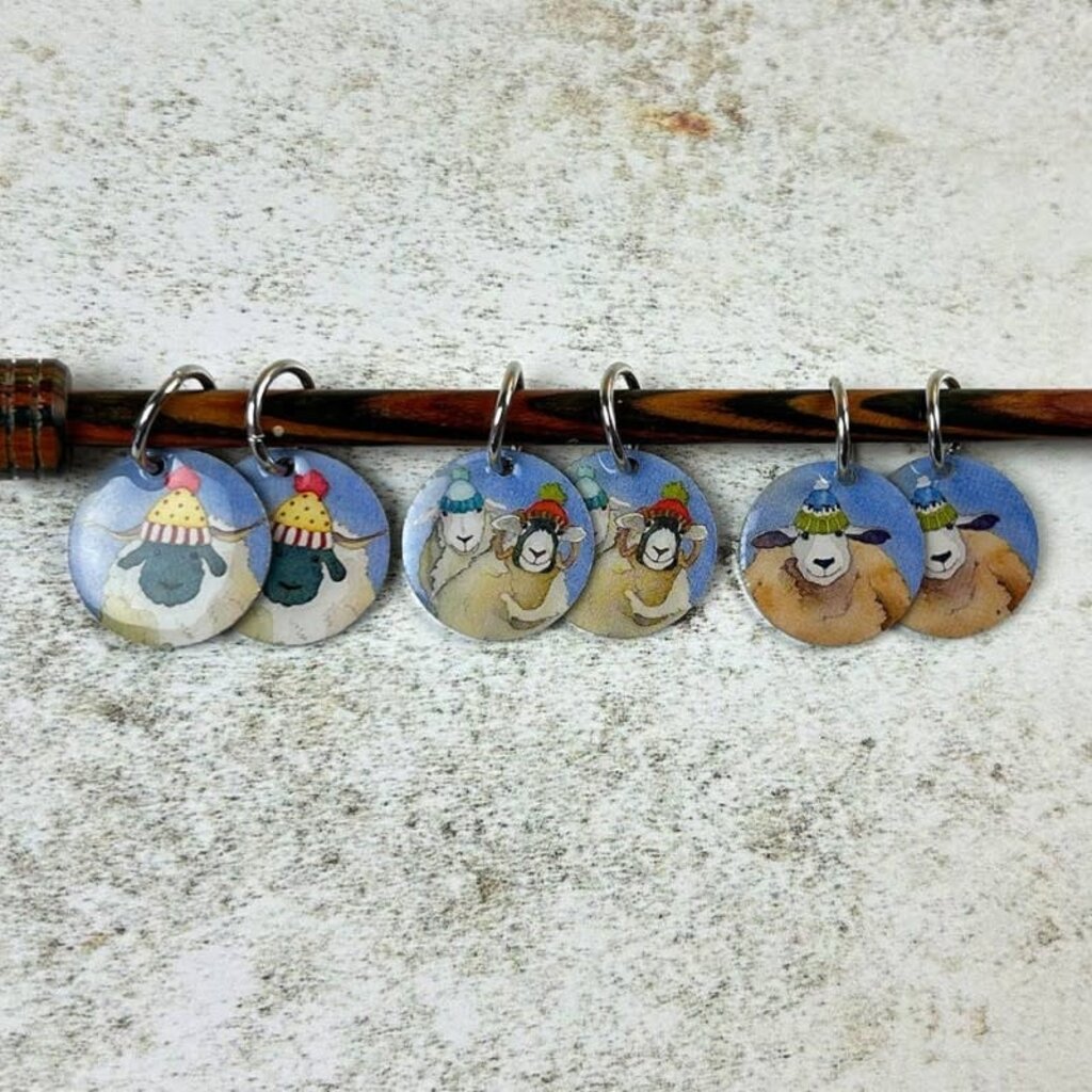 Emma Ball Emma Ball Happy Sheep Stitch Markers