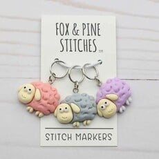 Fox and Pine Fox and Pine Stitch Marker - Sheep