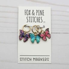 Fox and Pine Fox and Pine Stitch Marker - Butterfly