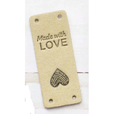 Fox and Pine Fox and Pine Fold Over Tag - Made with Love Sand Colour Pack
