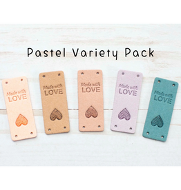 Fox and Pine Fox and Pine Horizontal Tag - Made with Love Pastel Colour Pack