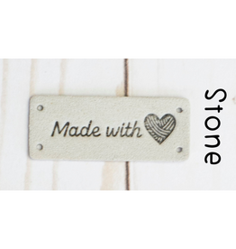 Fox and Pine Fox and Pine Horizontal Tag - Made with Love Stone Colour Pack